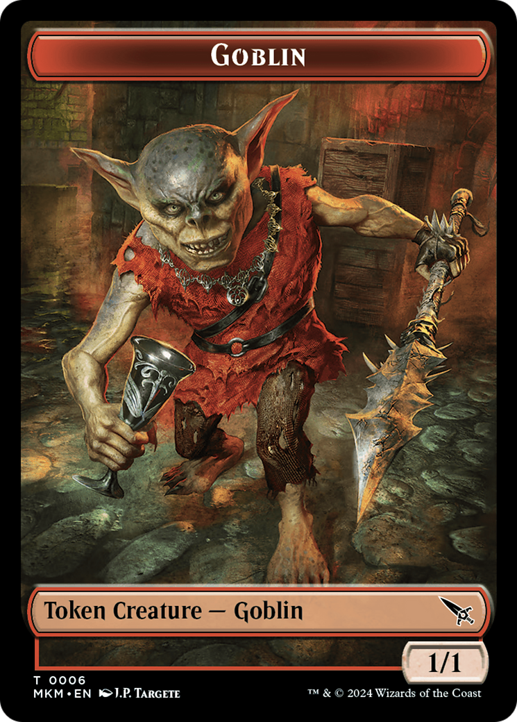 Detective // ​​Goblin Double-Sided Token [Murders at Karlov Manor Tokens] 