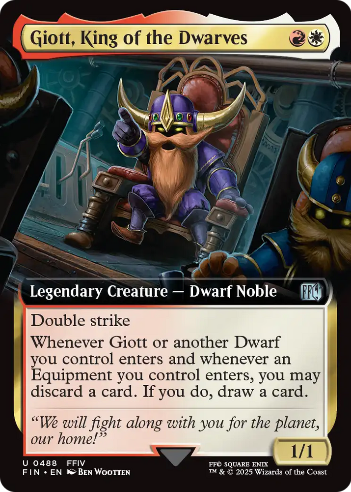Giott, King of the Dwarves (Extended Art) [FINAL FANTASY]