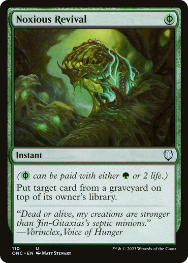 Noxious Revival [Phyrexia: All Will Be One Commander] 