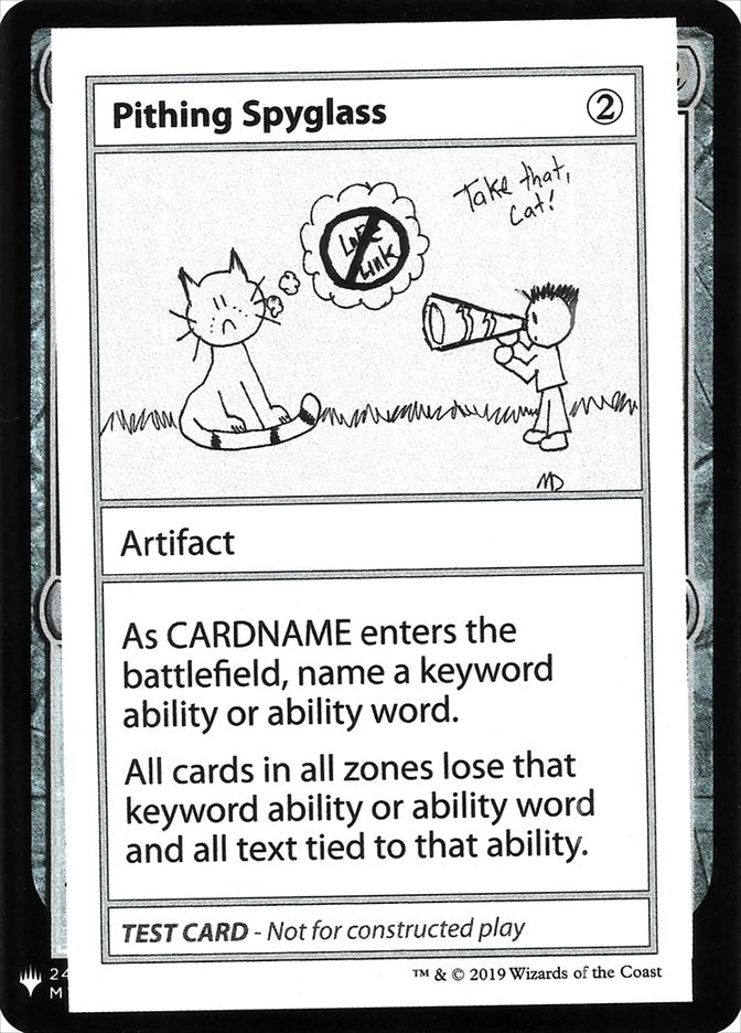 Pithing Spyglass [Mystery Booster Playtest Cards] 