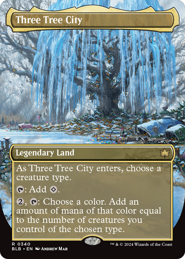 Three Tree City (Borderless) (0340) [Bloomburrow] 