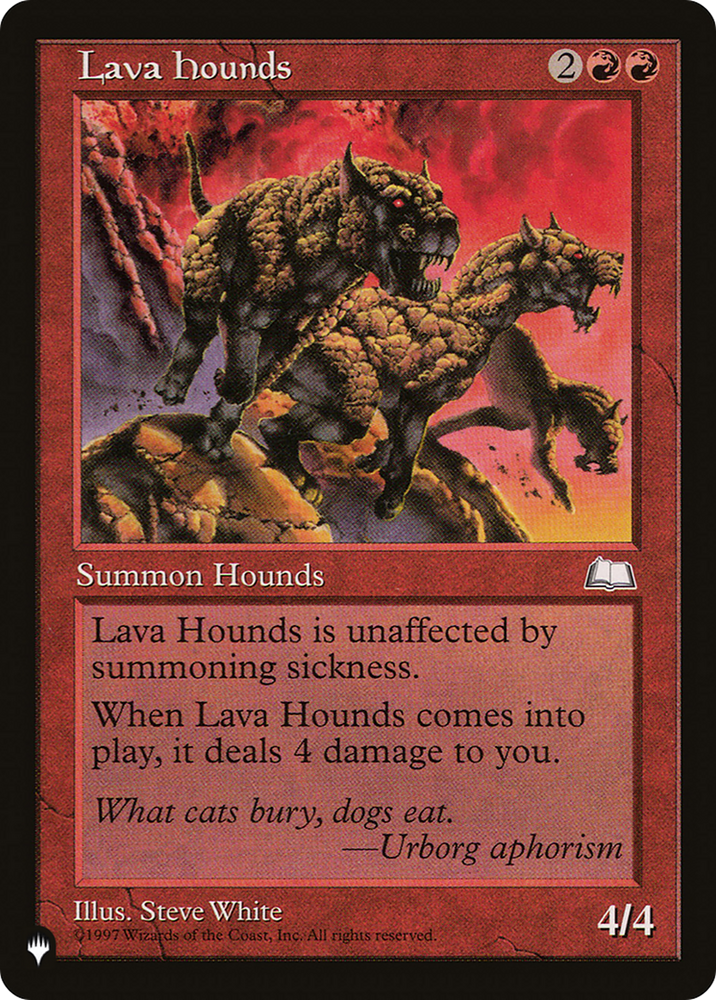 Lava Hounds [The List Reprints] 