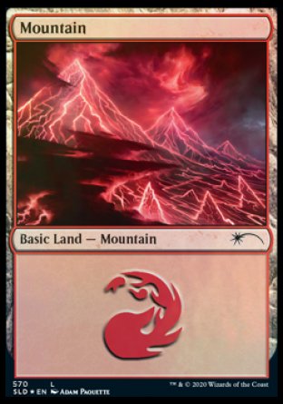 Mountain (Lightning) (570) [Secret Lair Drop Promos] 