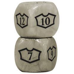 Ultra PRO: Loyalty Dice Set - 22MM Deluxe with 7-12 (Plains)