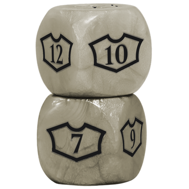 Ultra PRO: Loyalty Dice Set - 22MM Deluxe with 7-12 (Plains)