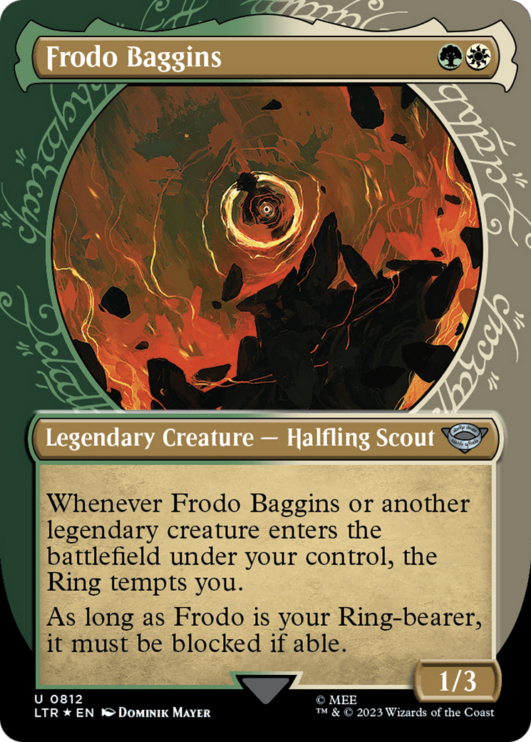 Frodo Baggins (Showcase) (Surge Foil) [The Lord of the Rings: Tales of Middle-Earth] 