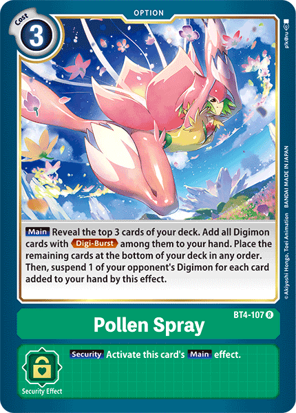 Pollen Spray [BT4-107] [Great Legend] 