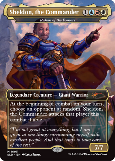 Ruhan of the Fomori - Sheldon, the Commander [Secret Lair: Sheldon's Spellbook] 