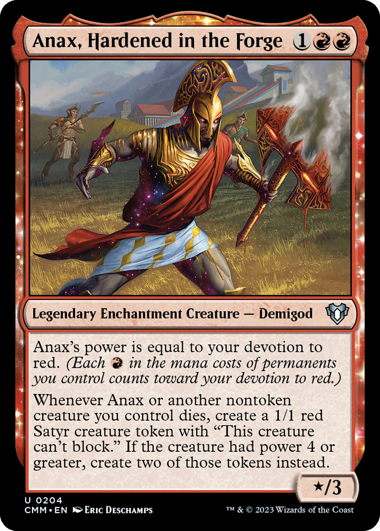 Anax, Hardened in the Forge [Commander Masters] 