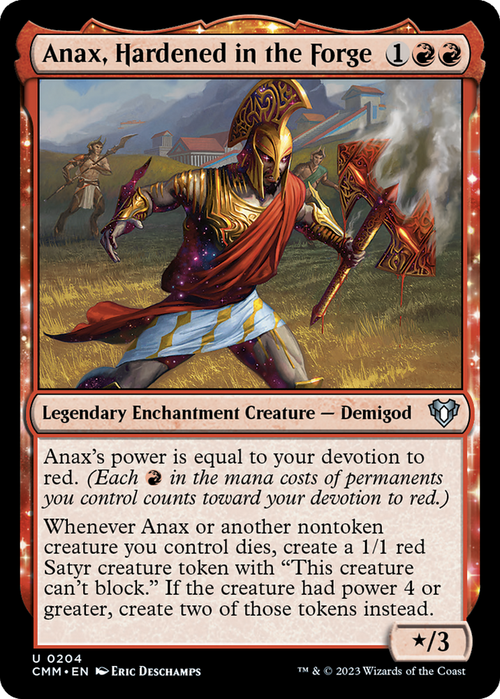 Anax, Hardened in the Forge [Commander Masters] 