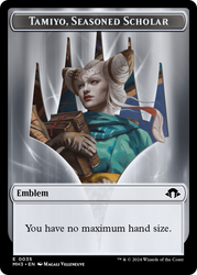 Tamiyo, Seasoned Scholar // Energy Reserve Double-Sided Token [Modern Horizons 3 Tokens] 