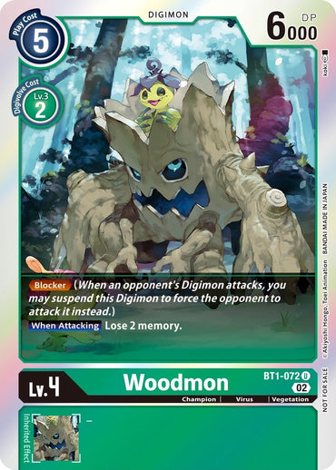 Woodmon [BT1-072] (Official Tournament Pack Vol. 6) [Release Special Booster Promos] 