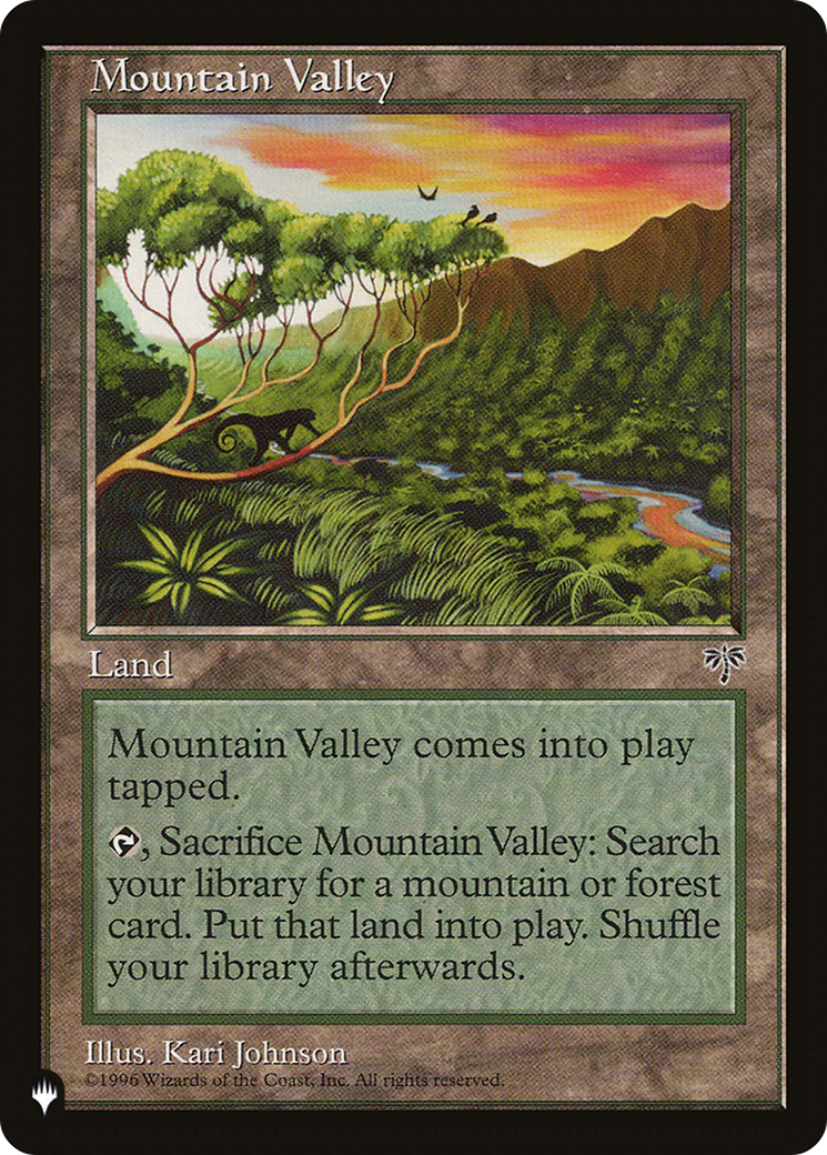 Mountain Valley [The List Reprints] 