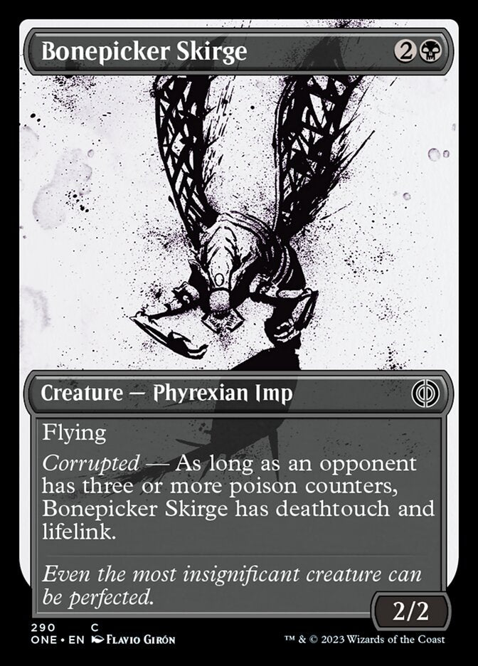 Bonepicker Skirge (Showcase Ichor) [Phyrexia: All Will Be One] 