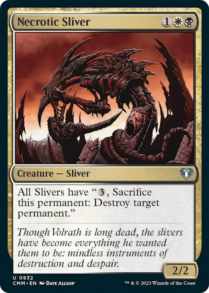 Necrotic Sliver [Commander Masters] 