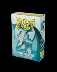 Dragon Shield: Japanese Size 60ct Sleeves - Turquoise (Matte) 