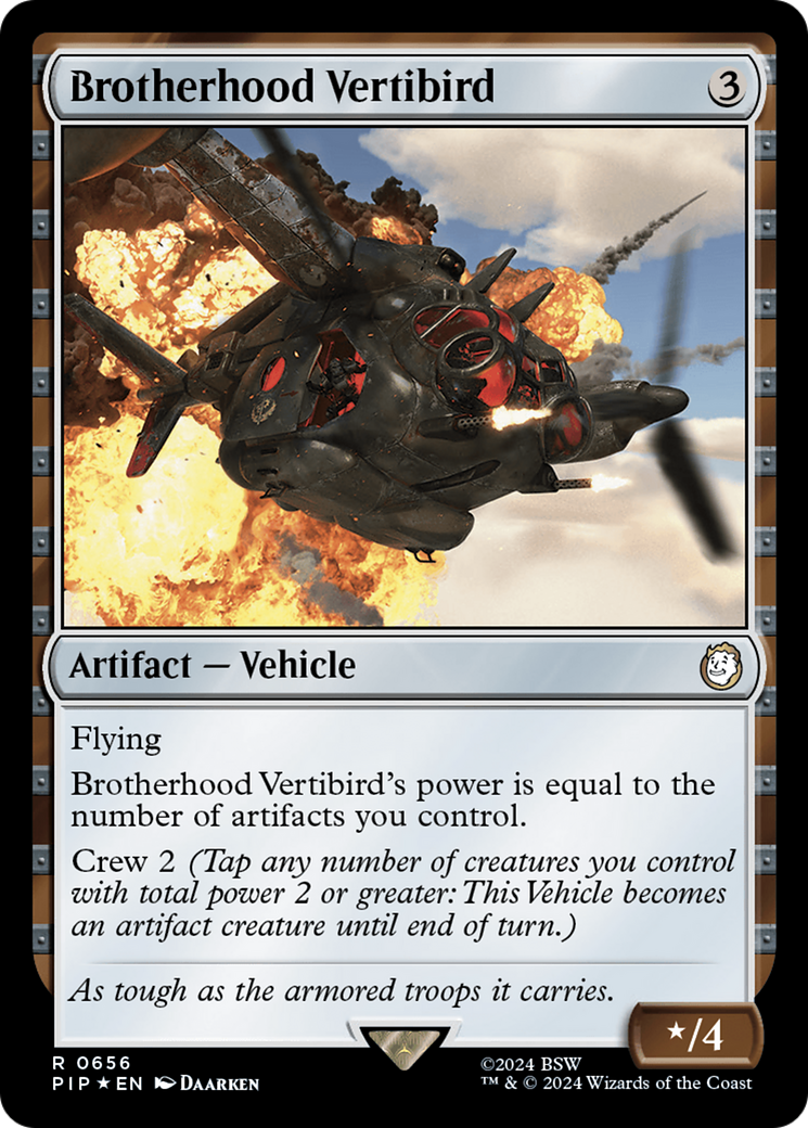 Brotherhood Vertibird (Surge Foil) [Fallout] 