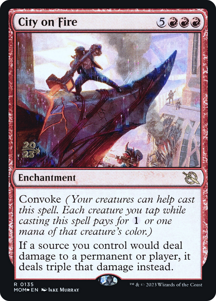 City on Fire [March of the Machine Prerelease Promos] 