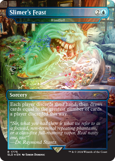 Slimer's Feast - Windfall (Rainbow Foil) [Secret Lair Drop Series] 