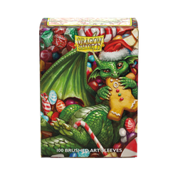 Dragon Shield: Standard 100ct Brushed Art Sleeves - Christmas 2024 