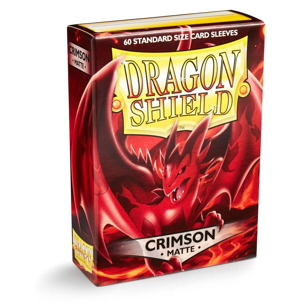 Dragon Shield: Standard 60ct Sleeves - Crimson (Matte)