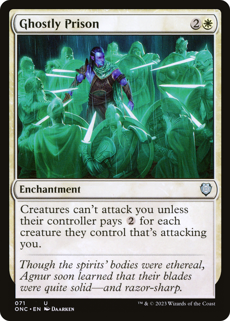 Ghostly Prison [Phyrexia: All Will Be One Commander] 