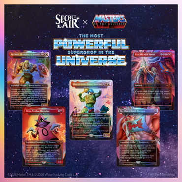 Magic: The Gathering | Secret Lair x Masters of the Universe: By the Power of Grayskull! Foil Edition