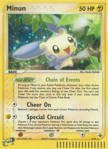 Minun (7/97) [EX: Dragon] 
