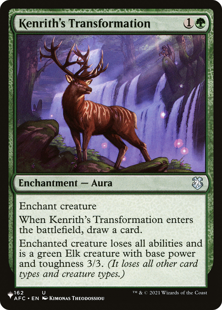 Kenrith's Transformation [The List Reprints] 