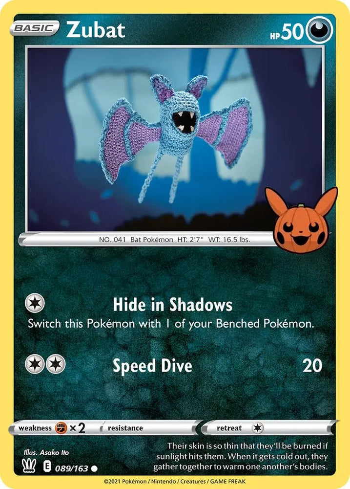 Zubat (089/163) [Trick or Trade] 