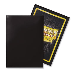 Dragon Shield: Standard 100ct Sleeves - Black (Classic) 