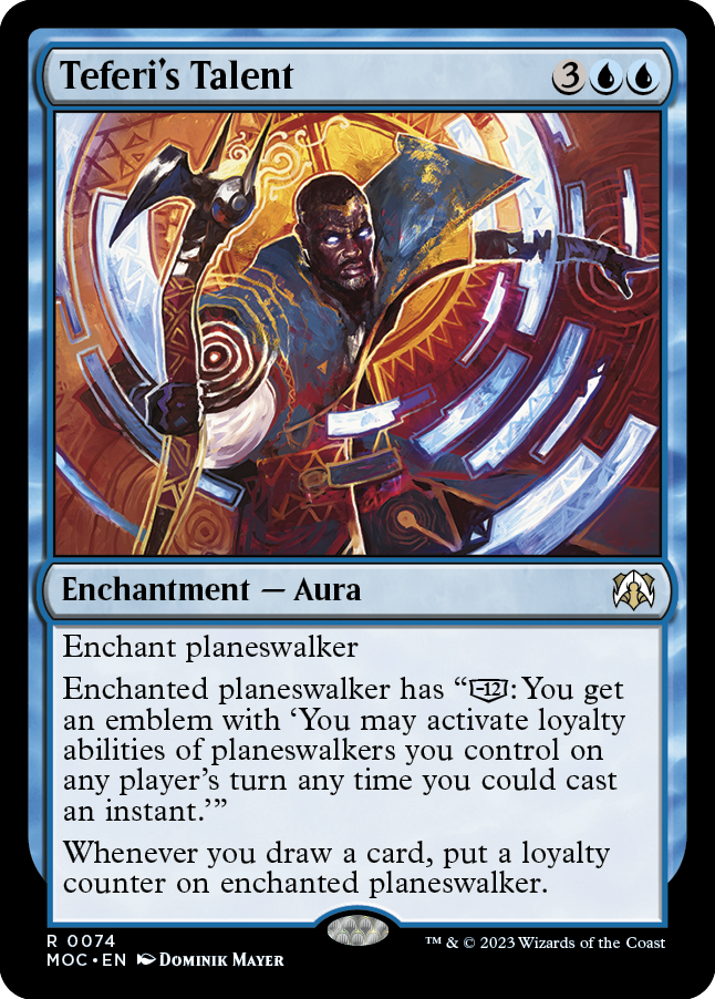 Teferi's Talent [March of the Machine Commander] 