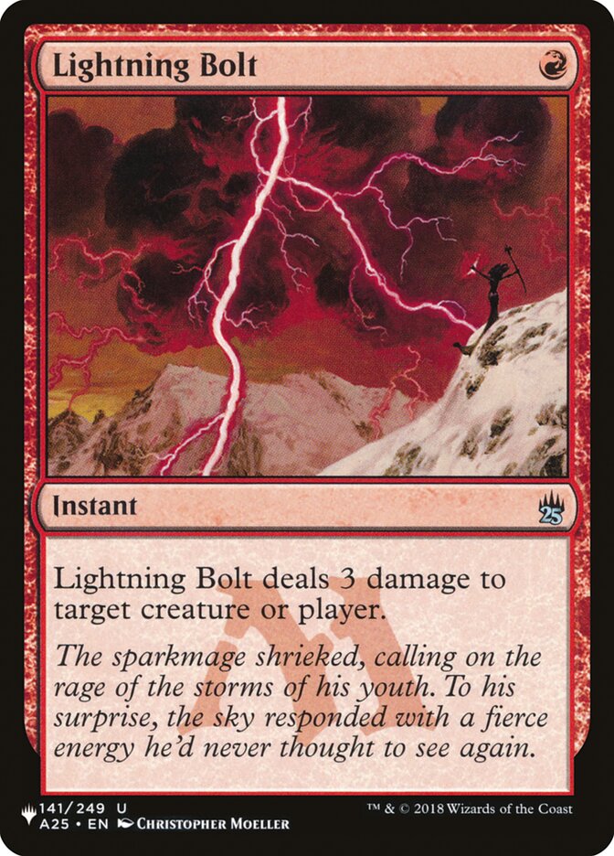 Lightning Bolt (141/249) [The List] 