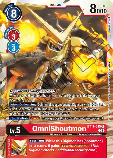 OmniShoutmon [BT11-015] [Dimensional Phase] 