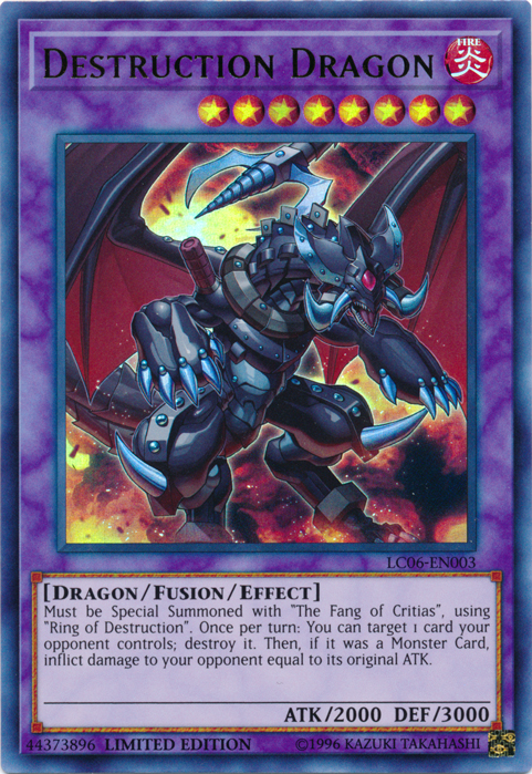 Destruction Dragon - LC06-EN003 [LC06-EN003] Ultra Rare 