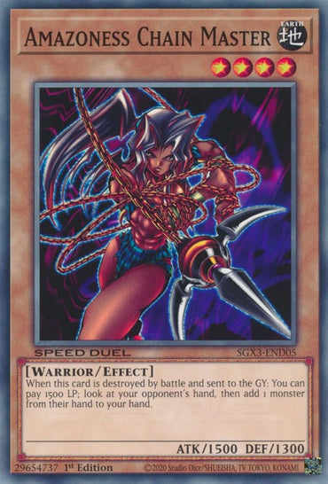 Amazoness Chain Master [SGX3-END05] Common 