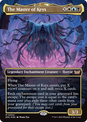 The Master of Keys (Borderless) [Duskmourn: House of Horror Commander] 