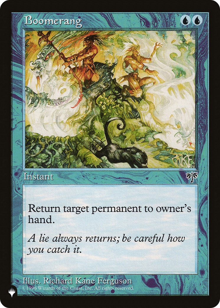 Boomerang [The List Reprints] 