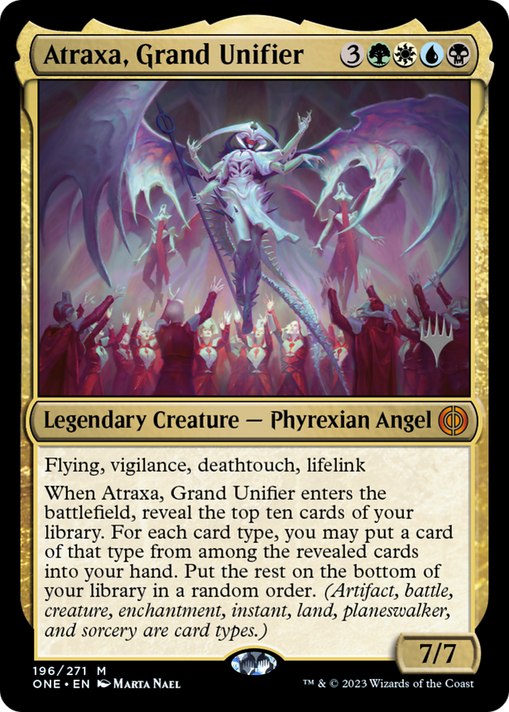 Atraxa, Grand Unifier (Promo Pack) [Phyrexia: All Will Be One Promos] 