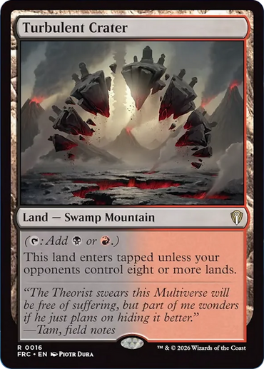 Turbulent Crater [Reality Fracture Commander]