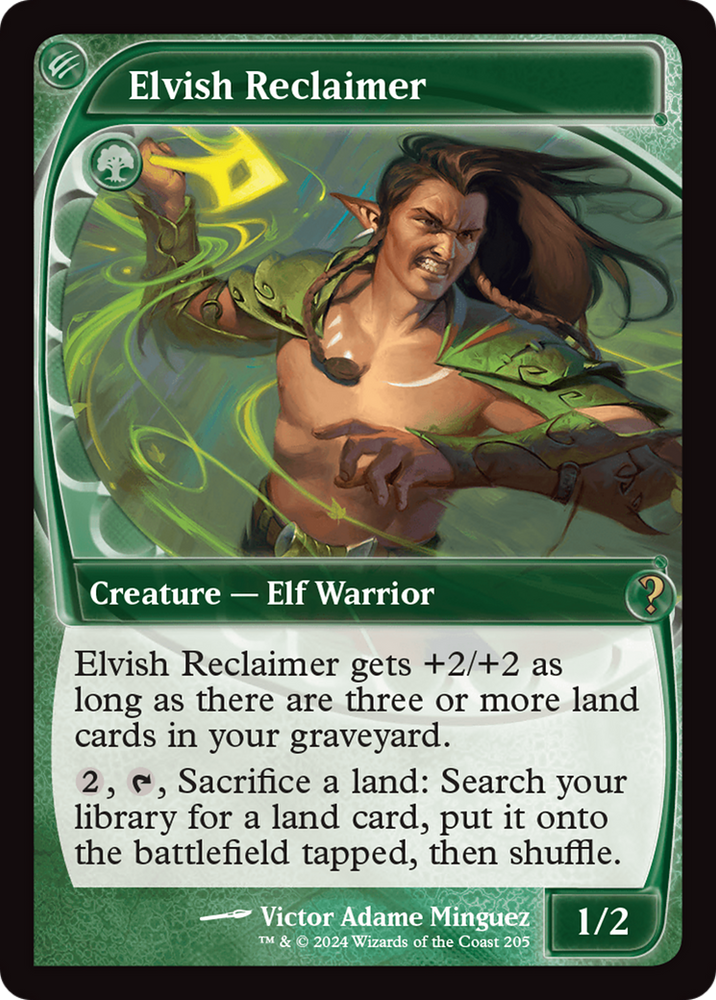 Elvish Reclaimer (Future Sight) [Mystery Booster 2] 