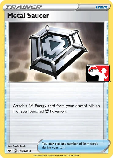Metal Saucer (170/202) [Prize Pack Series One] 