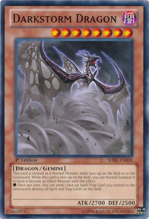 Darkstorm Dragon [SDBE-EN008] Common 