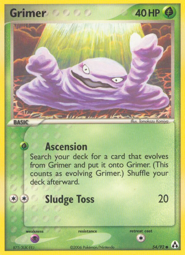 Grimer (54/92) [EX: Legend Maker] 