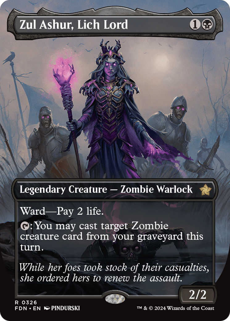 Zul Ashur, Lich Lord (Borderless) [Foundations] 