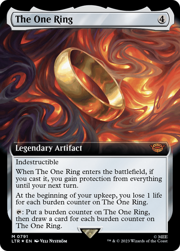 The One Ring (Extended Art) (Surge Foil) [The Lord of the Rings: Tales of Middle-Earth] 