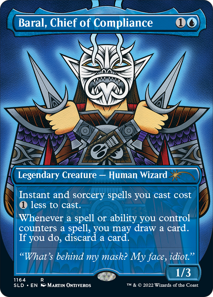 Baral, Chief of Compliance (Borderless) [Secret Lair Drop Series] 