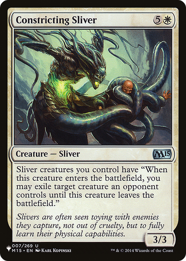 Constricting Sliver [The List Reprints] 