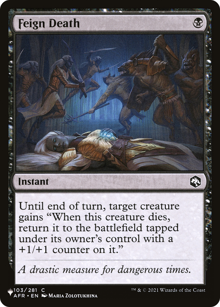 Feign Death [The List Reprints] 