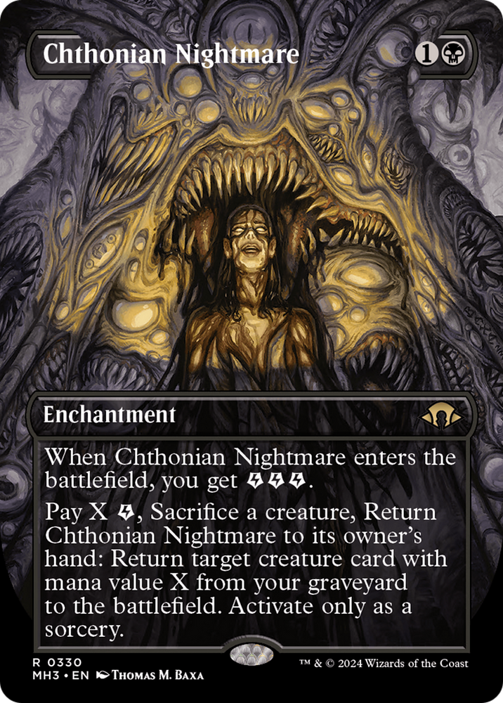 Chthonian Nightmare (Borderless) [Modern Horizons 3] 